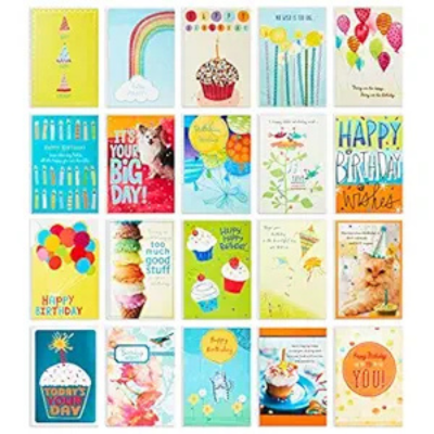 Happy Wishes Birthday Card Keeper